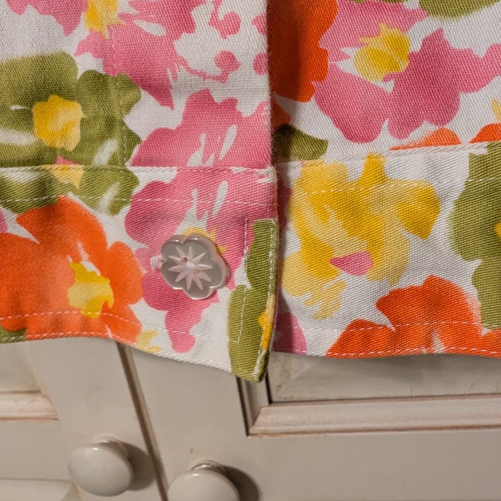 Draper's & Damon's Springy Floral Cotton Jacket - Picture 6 of 9